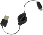 Cellet Retractable USB Charger / Data Cable