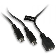 MicroUSB Splitter for Dual Charging