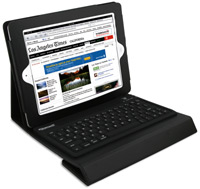 Naztech Leather Keyboard Case for iPad 2